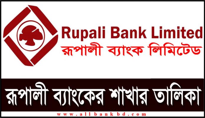 Rupali Bank Branch Listings